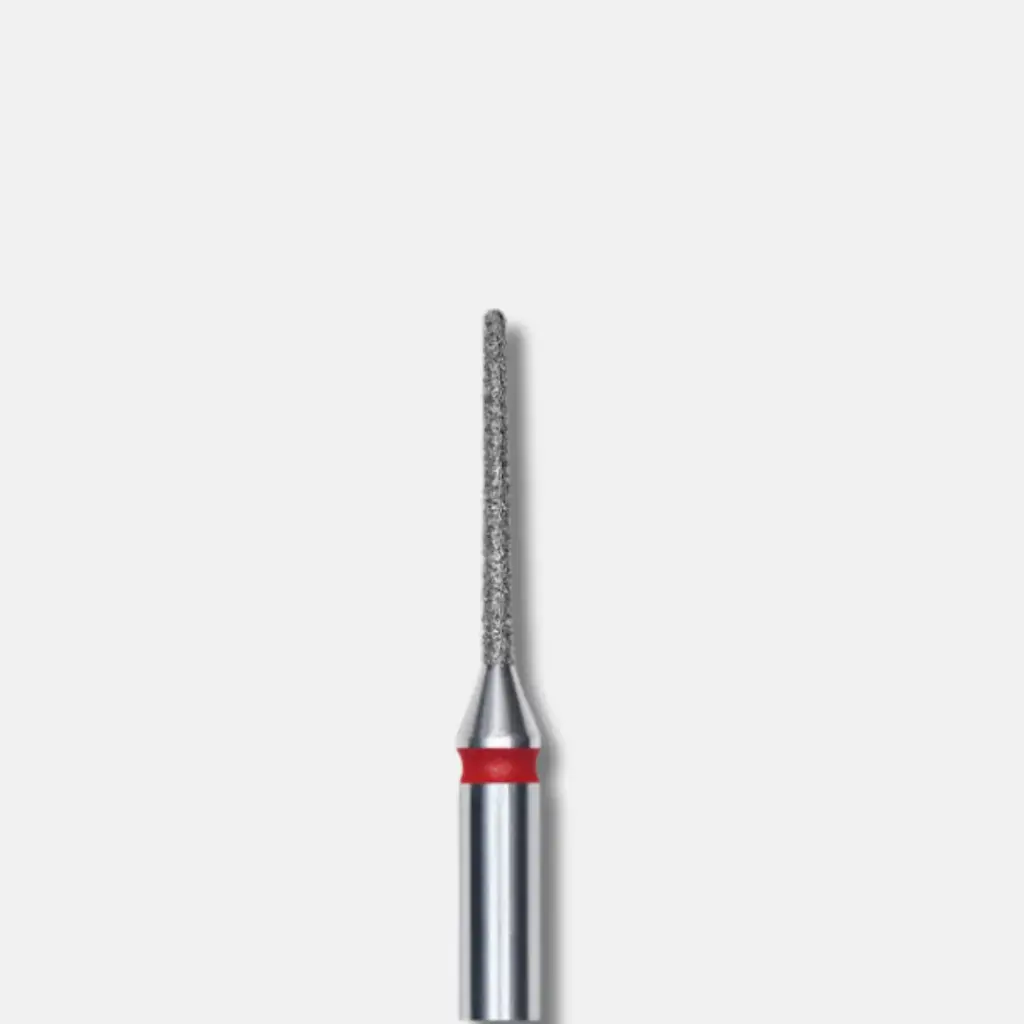 StaleksDiamond nail drill bit needle red EXPERT head diameter 1 mm/working part 10 mm