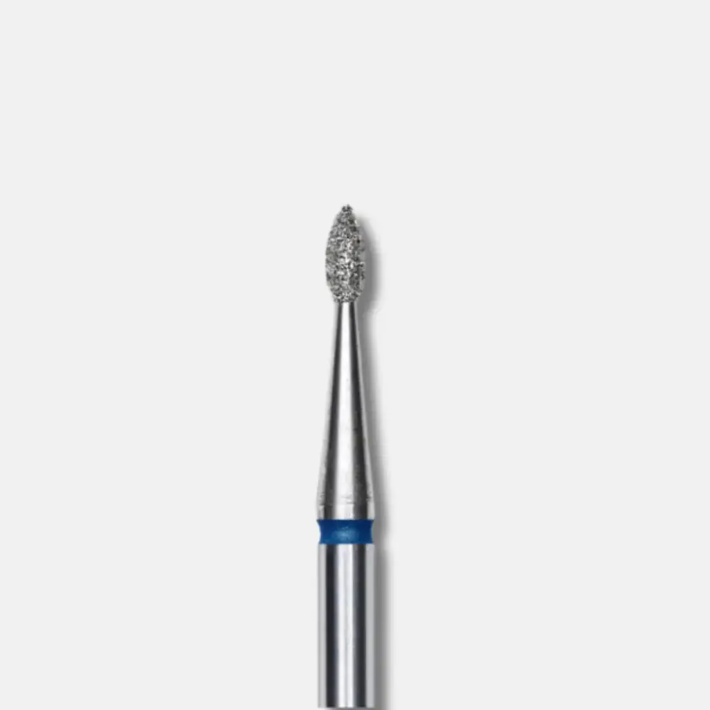 Staleks Diamond nail drill bit drop blue EXPERT head diameter 1,6 mm/working part 4 mm 
