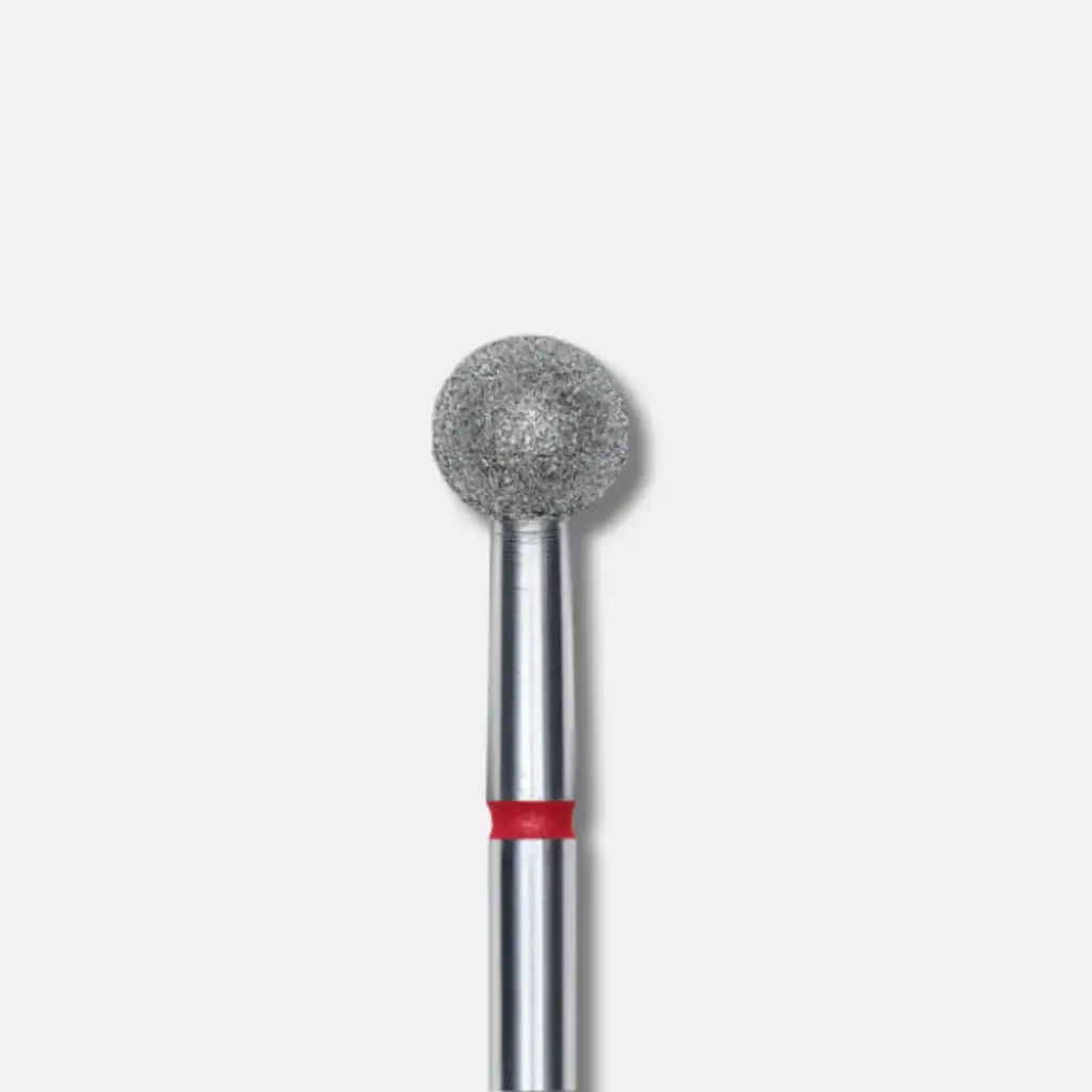 Staleks Diamond nail drill bit ball red EXPERT head diameter 5 mm