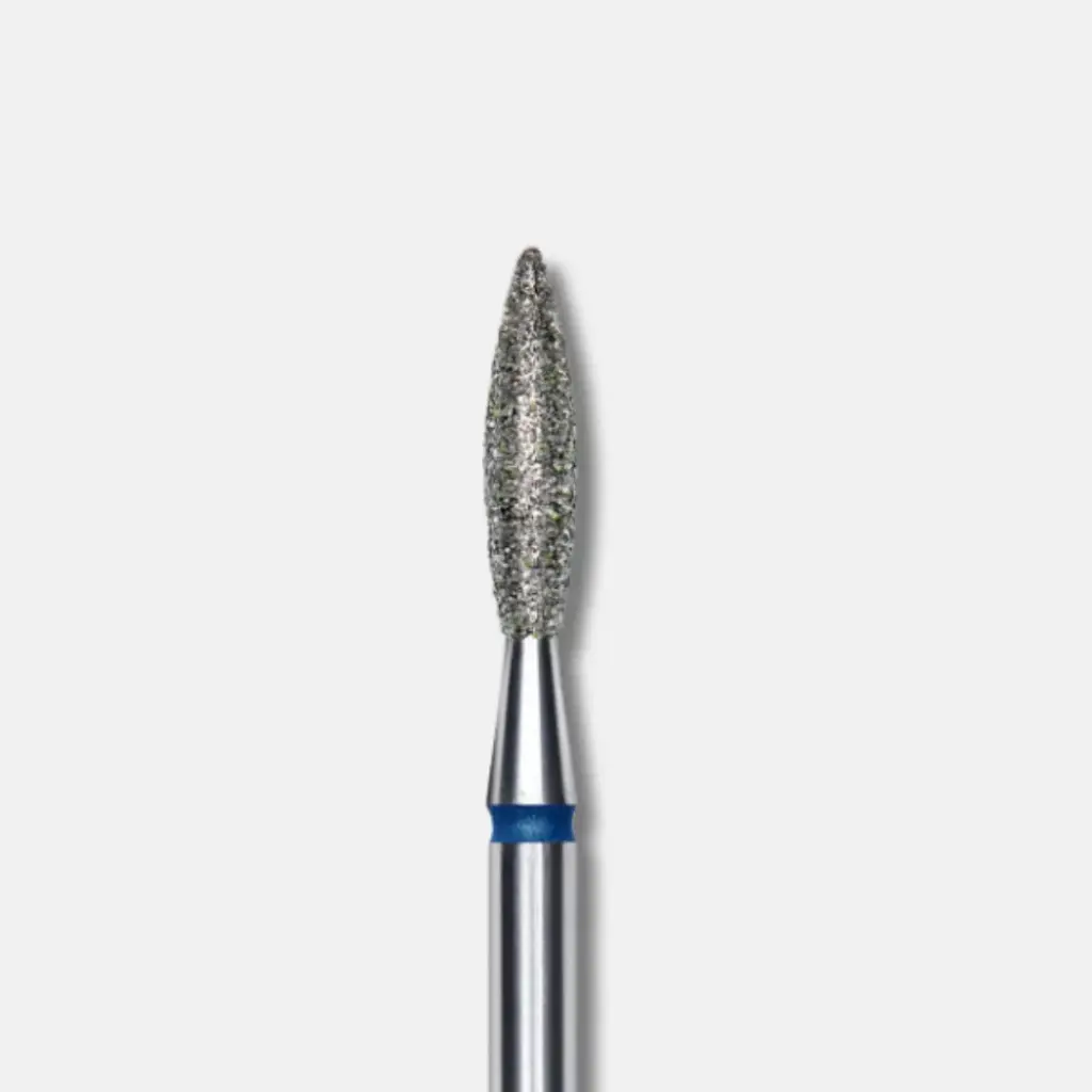 Staleks Diamond nail drill bit flame blue EXPERT head diameter 2,3 mm / working part 10 mm